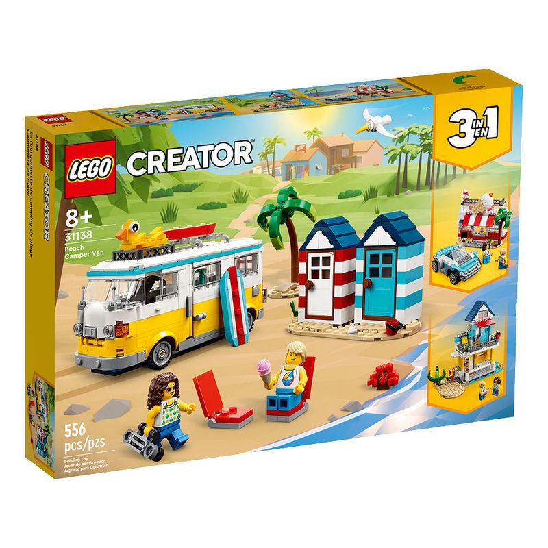 Creator 3 in 1 Beach Camper Van 31138 - Lego