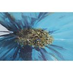 Cuadro Decorativo Sin Marco Flor Azul 80x2.8x80 Cm - Concepts