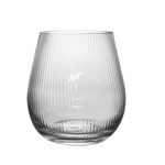 Florero Ovalado De Cristal 15.5 Cm - Viva