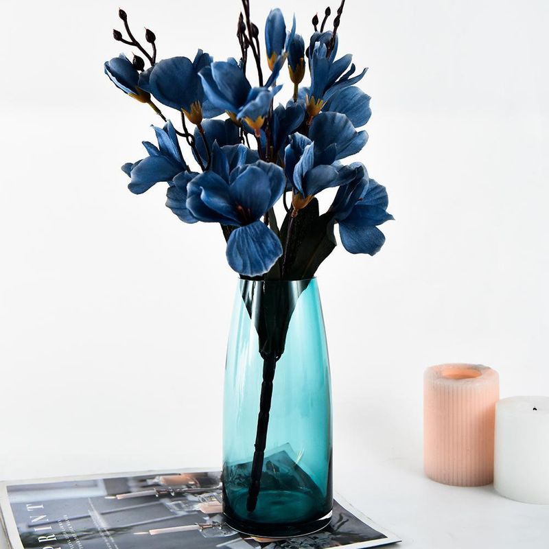Florero Ovalado De Cristal Morado 22 Cm - Viva