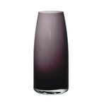 Florero Ovalado De Cristal Morado 22 Cm - Viva