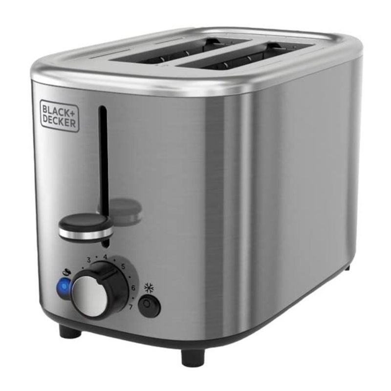 Tostador De Pan 2 Rebanadas Acero 7 Funciones - Black & Decker