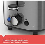 Tostador De Pan 2 Rebanadas Acero 7 Funciones - Black & Decker
