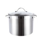 Olla De Acero Inoxidable Satinado 32x24 Cm - Nordika