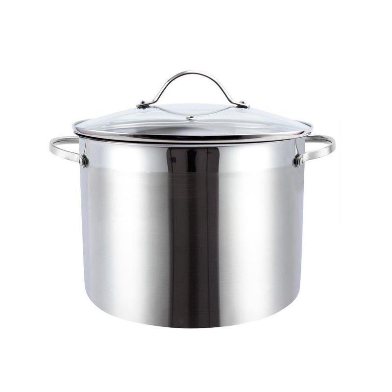 Olla De Acero Inoxidable Satinado 32x24 Cm - Nordika