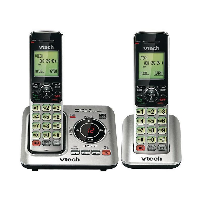Dúo Teléfonos Inalámbricos Con Contestador Digital - V-Tech