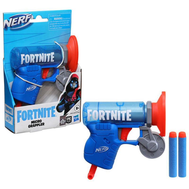 Lanzador De Dardos Fortnite Micro Shots Grappler Nerf Cemaco