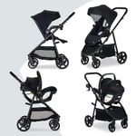 Combo De Carruaje Y Asiento De Auto Willow Brook Baby Negro - Britax
