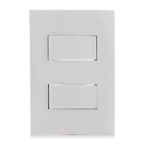 Interruptor Doble Sencillo Blanco 1 Pza - Volteck