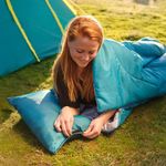 Sleeping Bag Con Almohada Evade 10 Azul Y Gris - Bestway