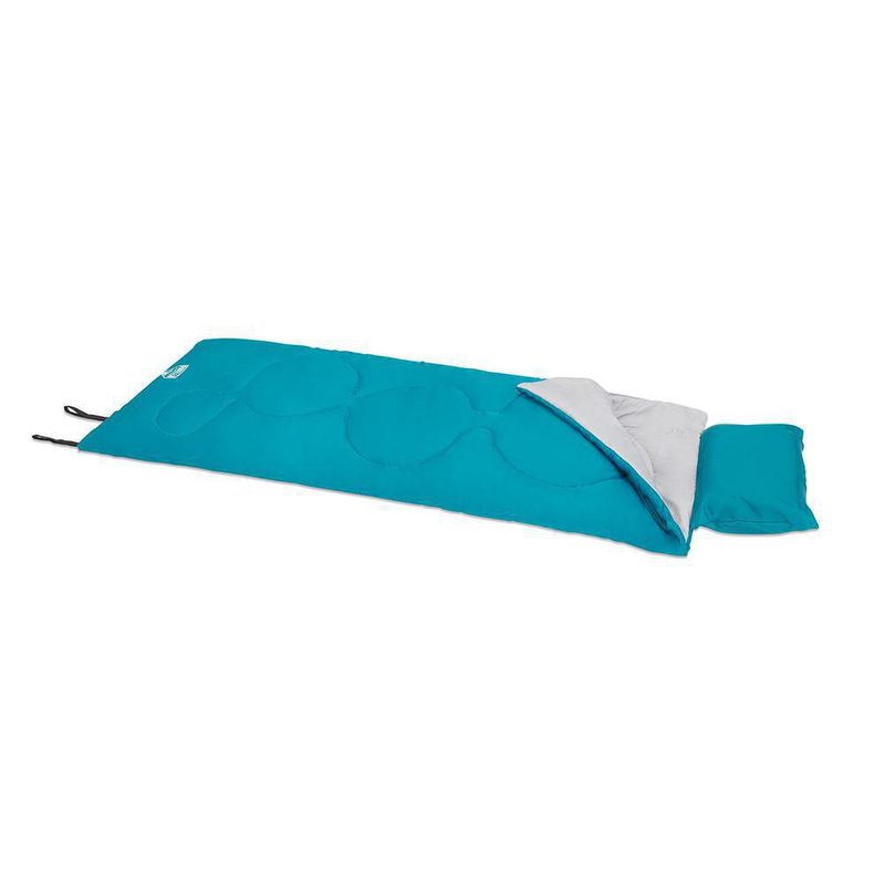 Sleeping Bag Con Almohada Evade 10 Azul Y Gris - Bestway