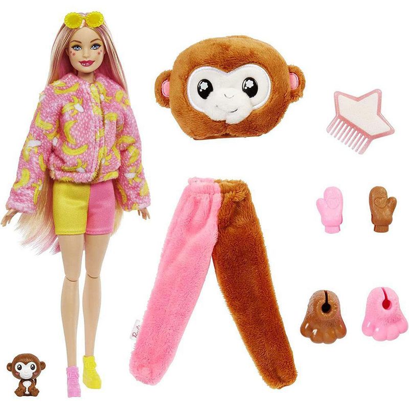 Muñeca Cutie Reveal Animales De La Selva Diseños Surtidos - Barbie