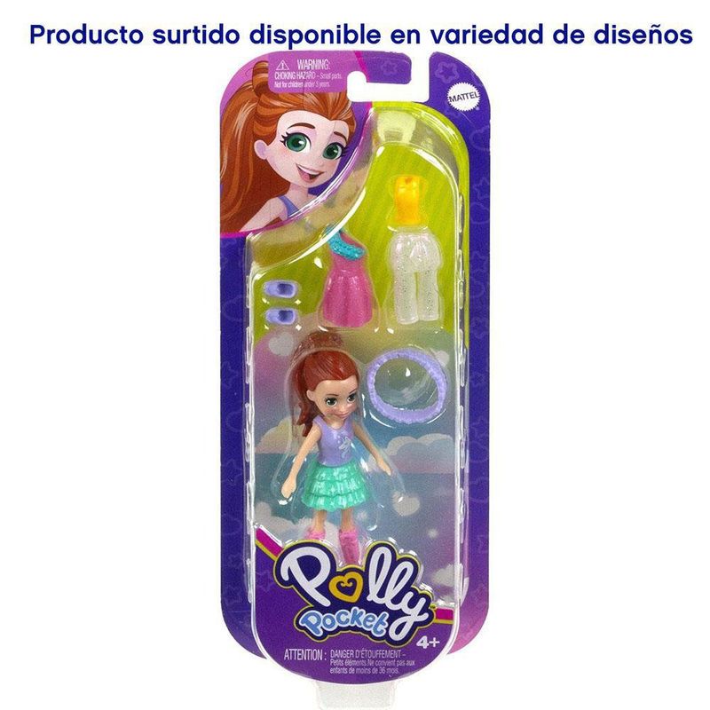 Set De Muneca Pequena Y Accesorios De Moda Disenos Surtidos Polly Pocket Cemaco