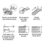 Flexómetro 5 M Auto Lock Contra Impactos - Truper