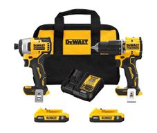 Kit Taladro 1/2 Plg Y Atornillador Max Atomic Inalámbrico 20 V - Dewalt