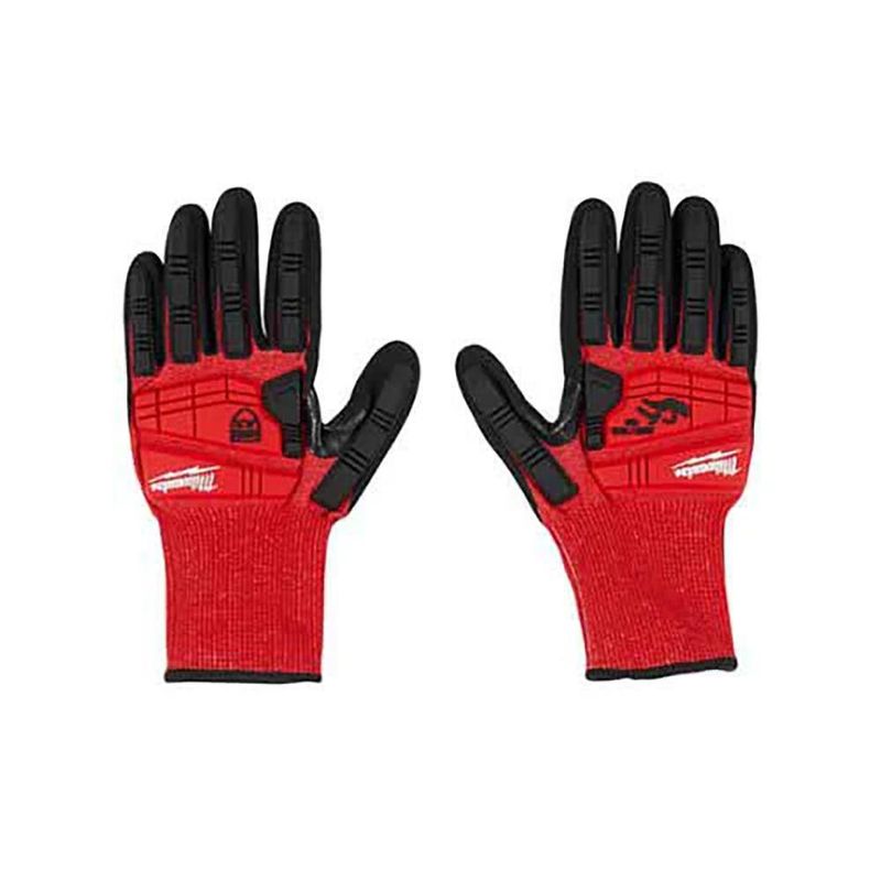 Guantes NITRILO NEGRO ANTICORTE FILO ROJO - Ferretería, material eléctrico  Quito - Ecuador