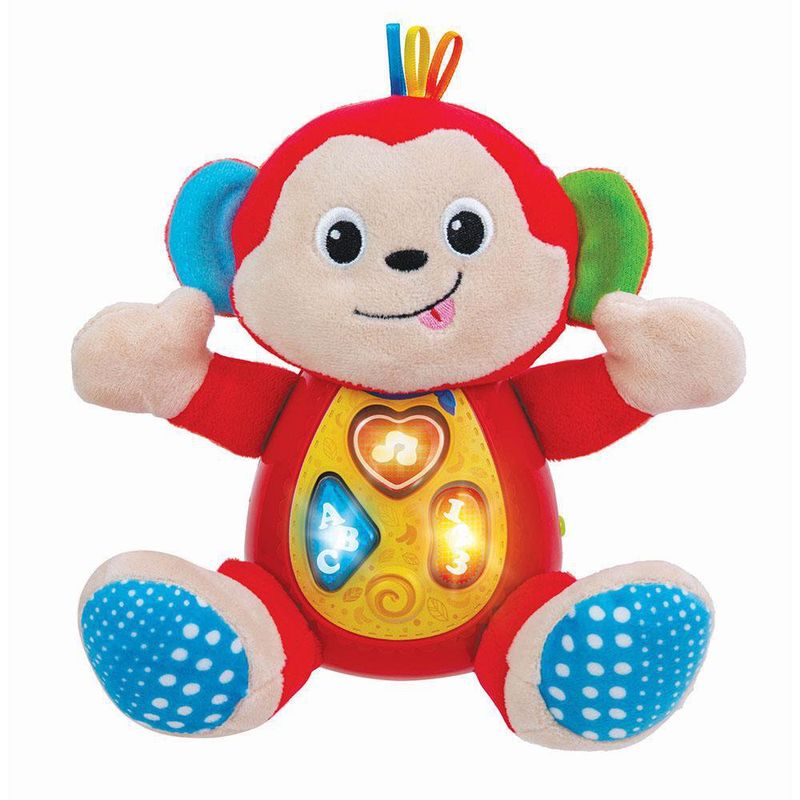 Peluche Interactivo De Mono Canta Y Aprende Conmigo - Winfun