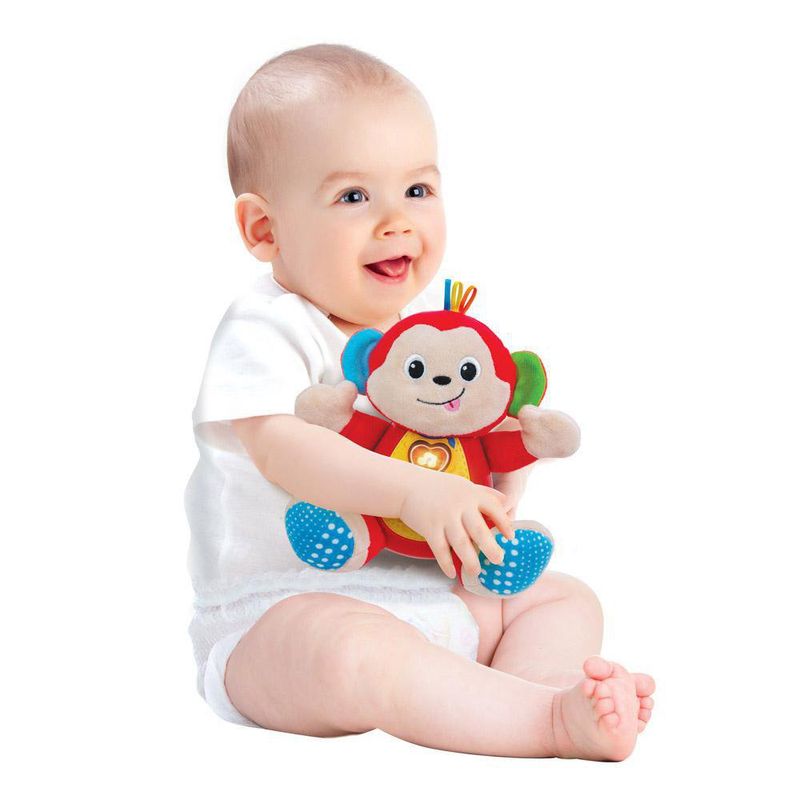 Peluche Interactivo De Mono Canta Y Aprende Conmigo - Winfun