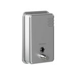 Dispensador De Jabón Vertical De Acero Inoxidable 1100 Ml - Genwec
