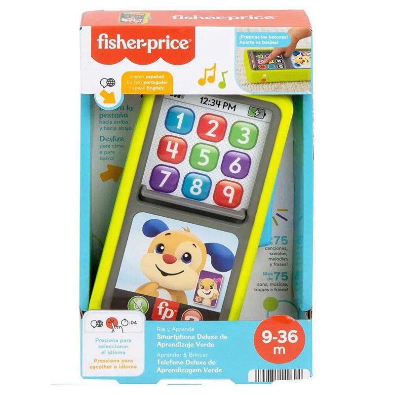 Telfono Smartphone Celular Para Bebés Fisher Price Movil Juguete