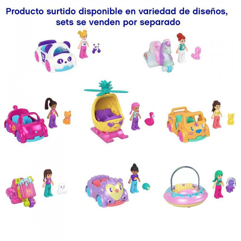 Mini Vehículos Polly Ville Diseños Surtidos - Polly Pocket