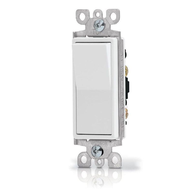 Interruptor Sencillo Duplex-Contact Blanco - Volteck