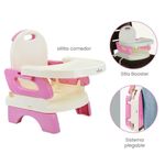 Silla Booster para Comer Rosada - Premium Baby
