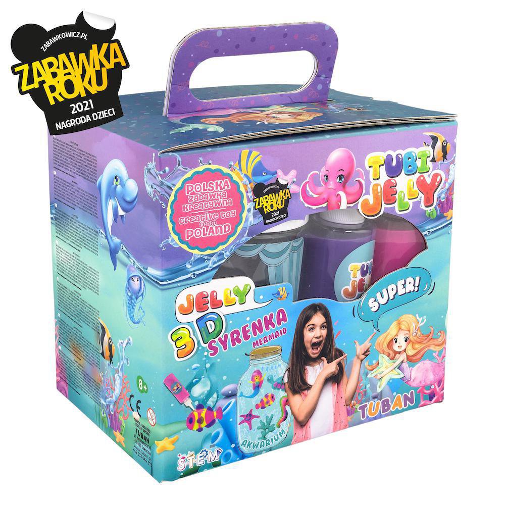 Set Tubi Jelly Sirena 6 Colores - Tuban - Cemaco