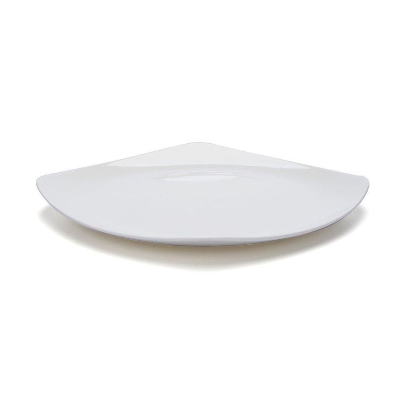 Plato De Cena Cuadrado De Porcelana - Wilmax