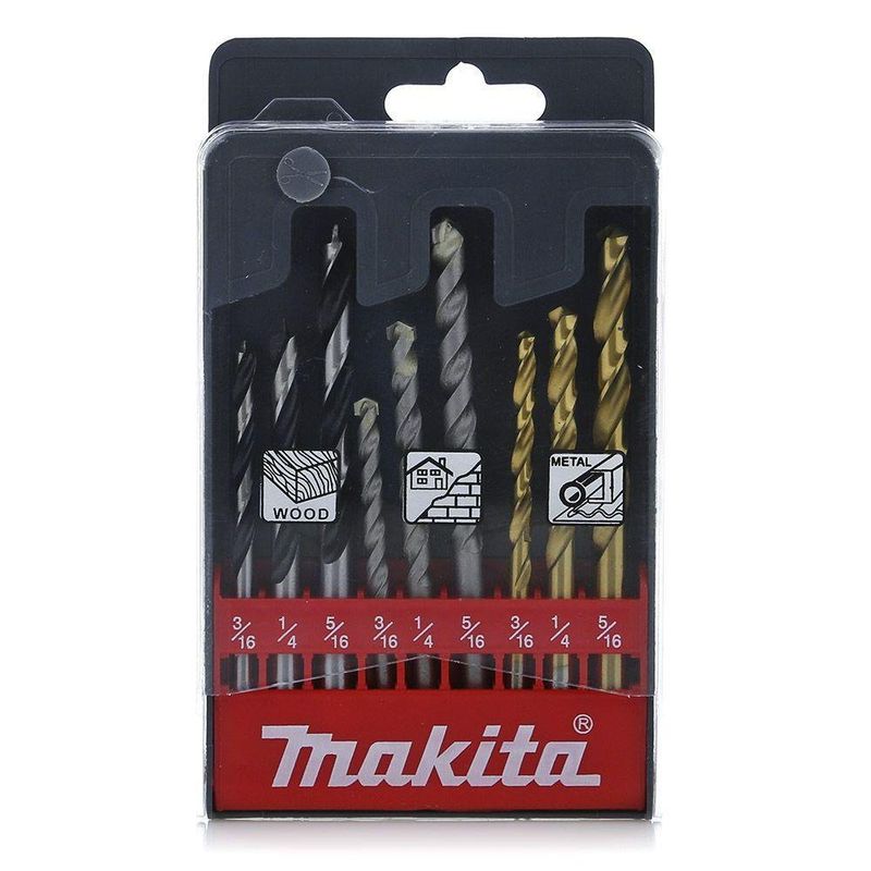 Set De 9 Brocas Multipropósito Makita - Makita