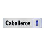 Rótulo Caballeros Pequeño 5.1 X 20.3 - Hy Ko