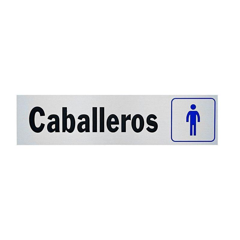 Rótulo Caballeros Pequeño 5.1 X 20.3 - Hy Ko