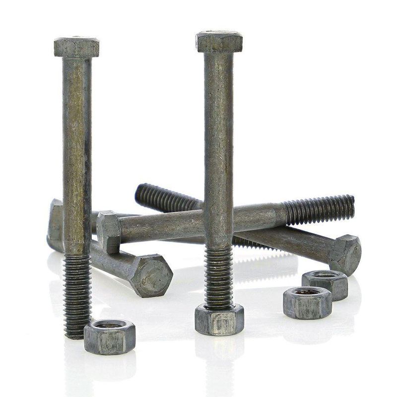 Set De 6 Tornillos Hexagonal 3/8 X 3 1/2