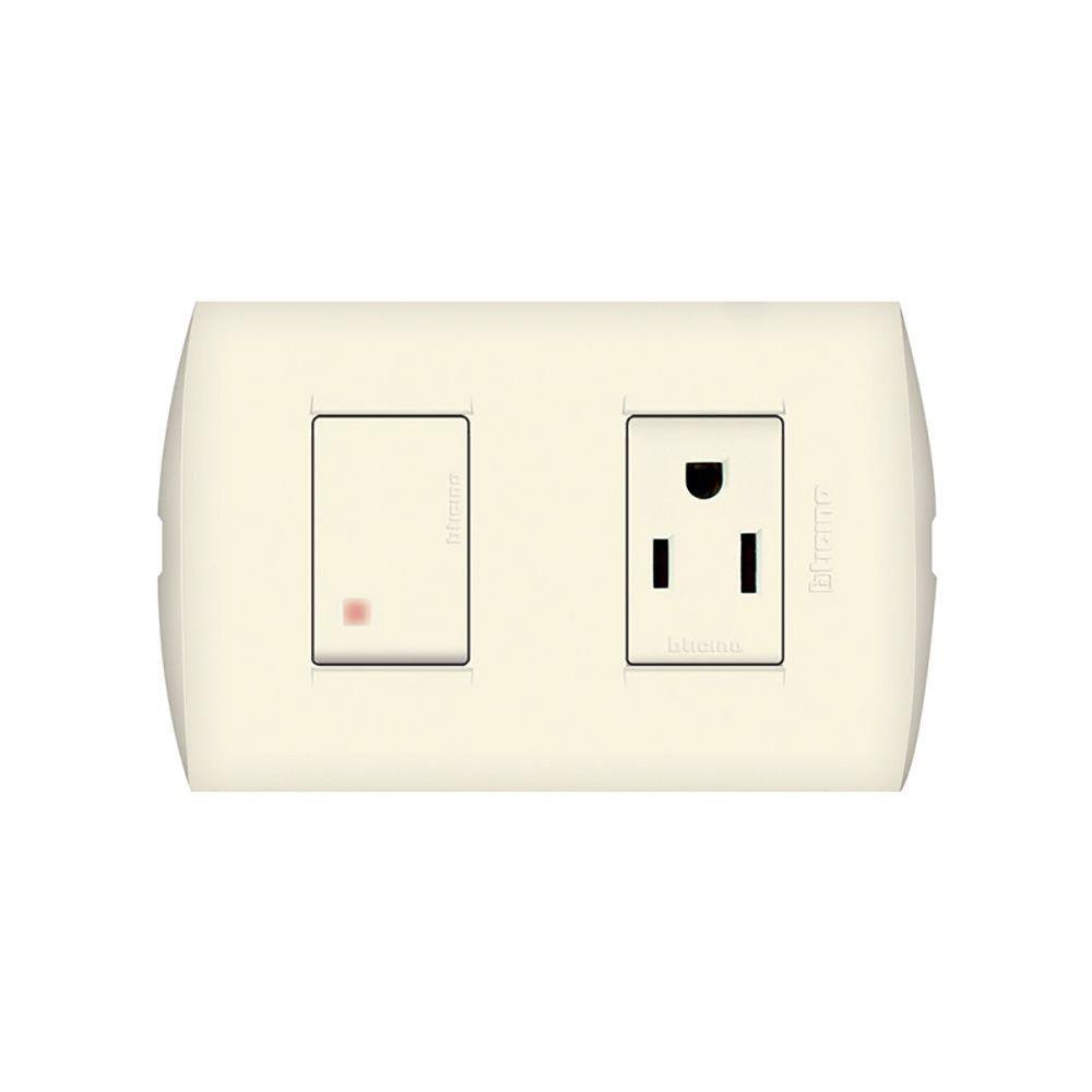 Interruptor Sencillo 5-15R Modus Style - Bticino Varios Colores - Cemaco