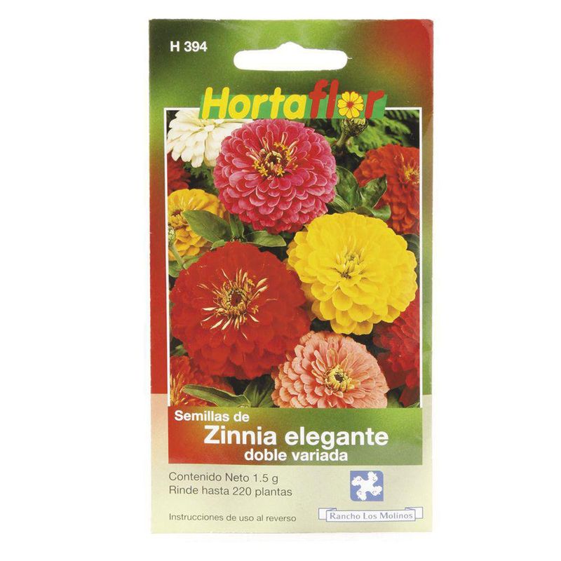 Semilla De Zinnia Elegante - Hortaflor