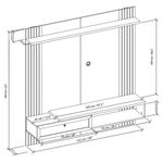 Rack para Televisor Venus 152X35X160 Cm - Z