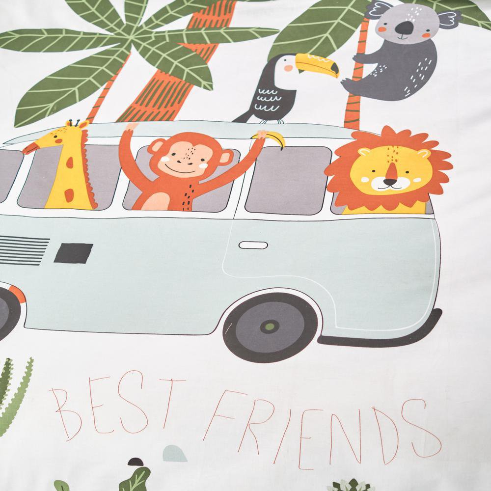 Set De Duvet Diseño Jungla Imperial 2 Pzas Koala Cemaco