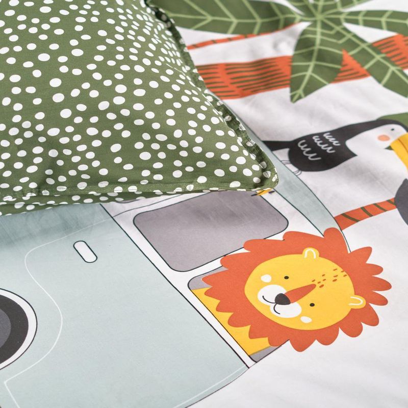 Set De Duvet Diseño Jungla Imperial 2 Pzas Koala Cemaco