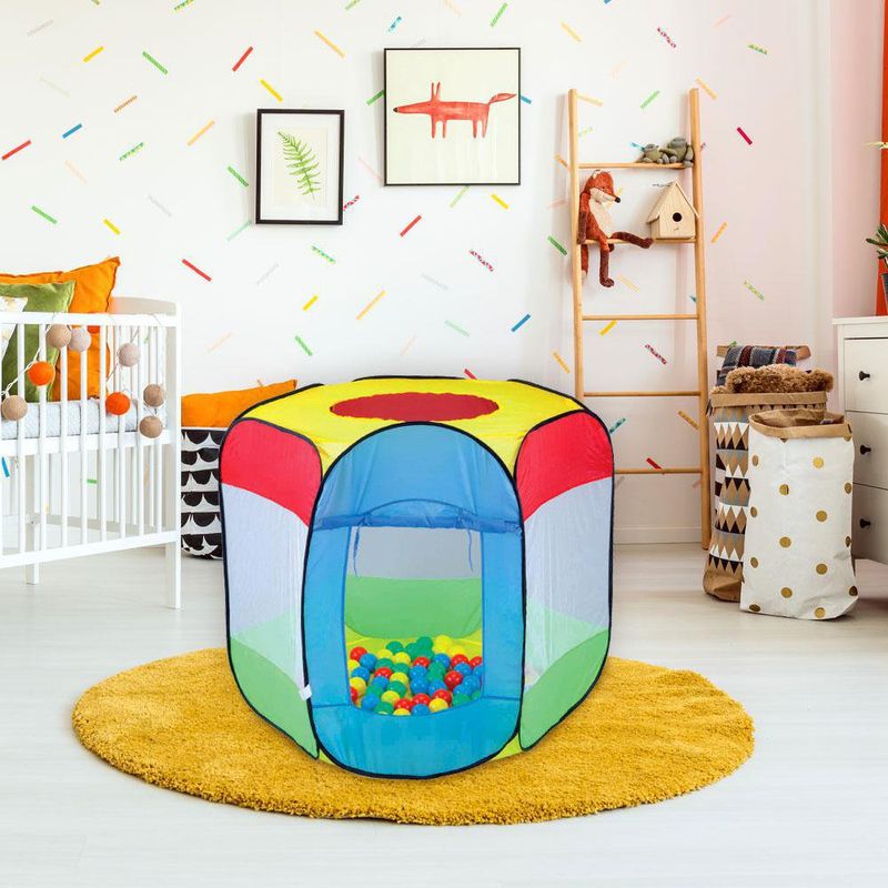 Piscina Con Pelotas Diseño De Colores - Koala Kids