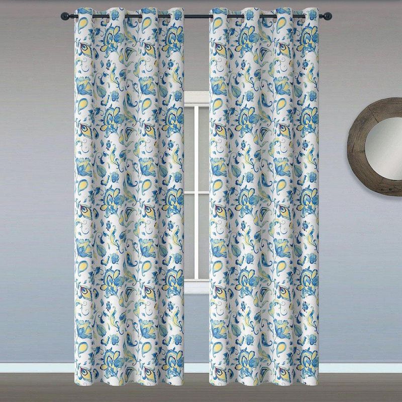 Cortina Estampada Bo 140X240 Cm - Viva