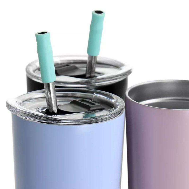 Vaso Térmico Con Tapa Y Pajilla De 23 Oz Colores Surtidos - Mr. Coffee