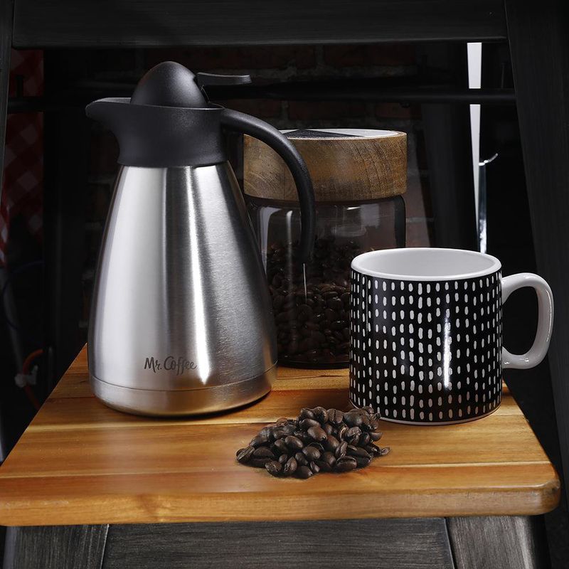 Cafetera Y Tetera Térmica Con Tapadera De 1 Lt - Mr. Coffee