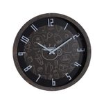 Reloj Con Movimiento Café 40x6x40 Cm - Concepts