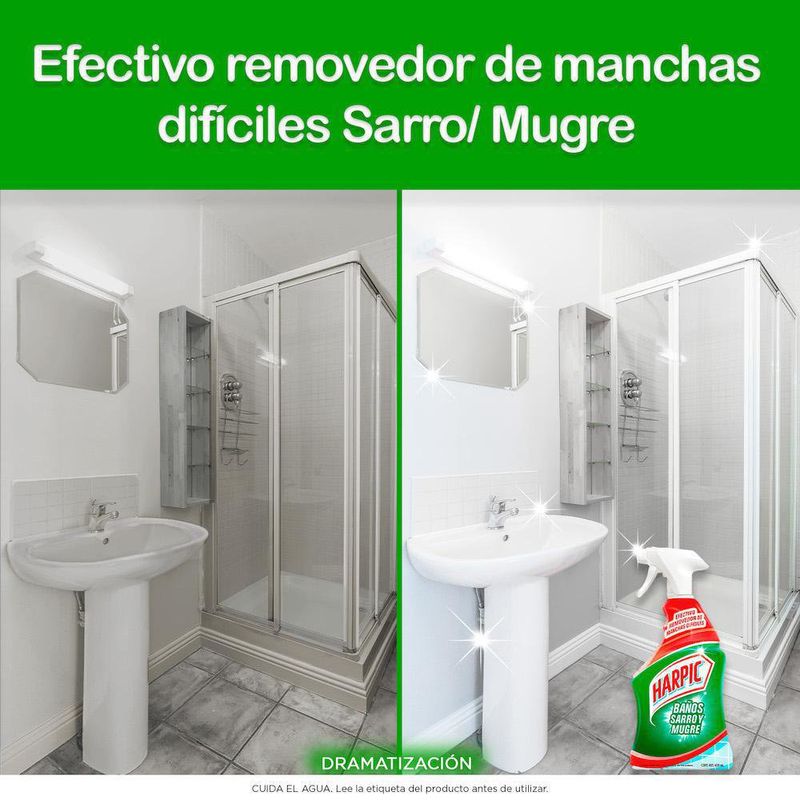 Removedor De Sarro Y Mugre Para Baños De 650 Ml - Harpic