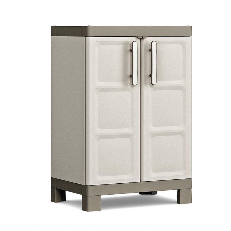 Gabinete Bajo Excellence Polipropileno Beige 45x65x97 Cm - Curver