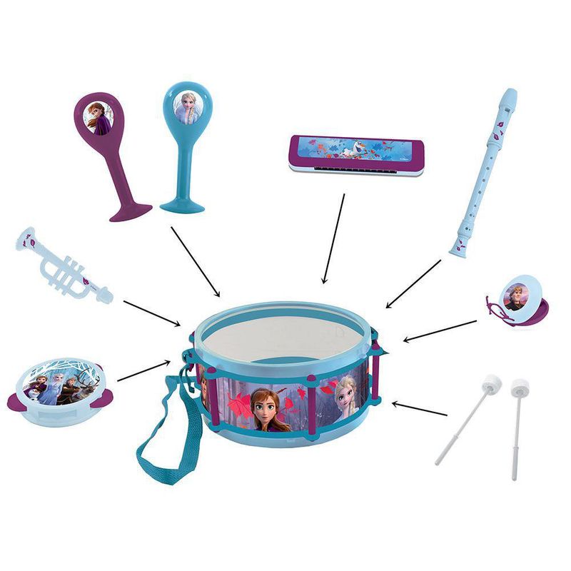 Set Musical Diseño Frozen 7 Pzas - Disney