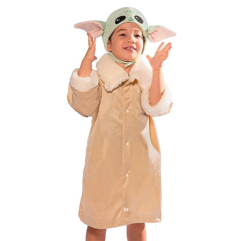 Disfraz Infantil De Baby Yoda Talla XS - Disney - Cemaco