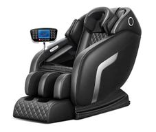 Sillón para Masajes Multifunción con Pantalla Negro
