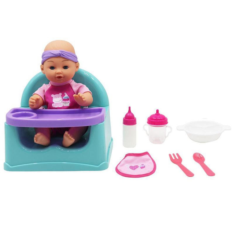 Set De Muñeca Bebé Diversión Durante La Comida - Gigo