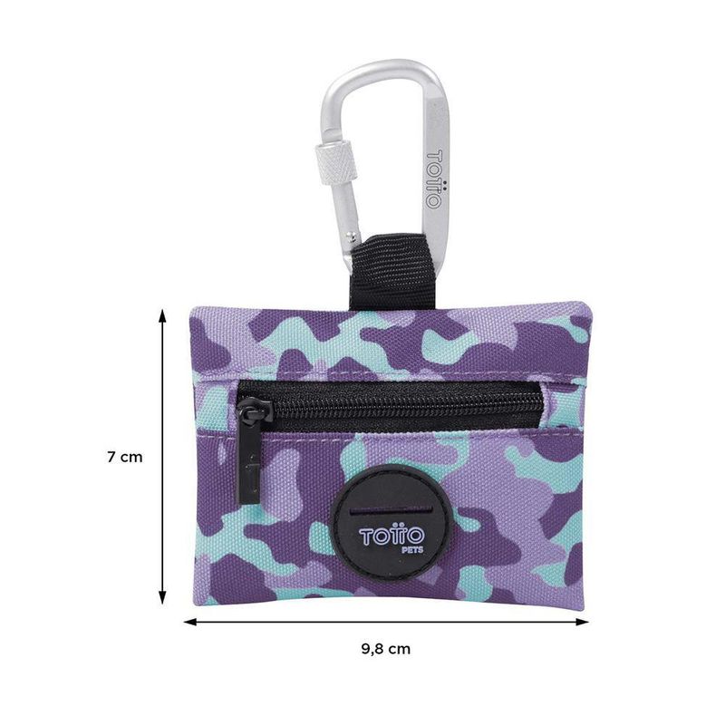 Dispensador De Bolsas Jaso Lila Comando - Totto